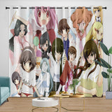 Laden Sie das Bild in den Galerie-Viewer, The World God Only Knows Curtains Blackout Window Drapes Room Decoration