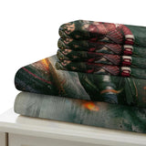Laden Sie das Bild in den Galerie-Viewer, Thunderbolts Bedding Set Quilt Duvet Cover Without Filler