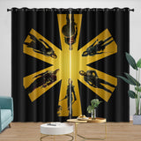 Laden Sie das Bild in den Galerie-Viewer, Thunderbolts Pattern Curtains Blackout Window Drapes Room Decoration