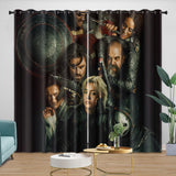 Laden Sie das Bild in den Galerie-Viewer, Thunderbolts Pattern Curtains Blackout Window Drapes Room Decoration