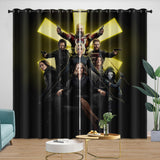 Laden Sie das Bild in den Galerie-Viewer, Thunderbolts Pattern Curtains Blackout Window Drapes Room Decoration