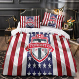 Laden Sie das Bild in den Galerie-Viewer, Toronto FC Bedding Set Duvet Cover Without Filler