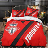 Laden Sie das Bild in den Galerie-Viewer, Toronto FC Bedding Set Duvet Cover Without Filler