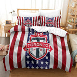 Laden Sie das Bild in den Galerie-Viewer, Toronto FC Bedding Set Duvet Cover Without Filler