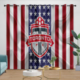 Laden Sie das Bild in den Galerie-Viewer, Toronto FC Curtains Blackout Window Drapes Room Decoration