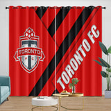 Laden Sie das Bild in den Galerie-Viewer, Toronto FC Curtains Blackout Window Drapes Room Decoration