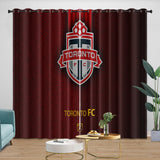 Laden Sie das Bild in den Galerie-Viewer, Toronto FC Curtains Blackout Window Drapes Room Decoration