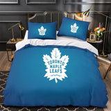 Laden Sie das Bild in den Galerie-Viewer, Toronto Maple Leafs Bedding Set Quilt Duvet Cover Without Filler