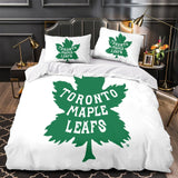 Laden Sie das Bild in den Galerie-Viewer, Toronto Maple Leafs Bedding Set Quilt Duvet Cover Without Filler