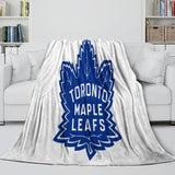 Laden Sie das Bild in den Galerie-Viewer, Toronto Maple Leafs Blanket Flannel Throw Kids Room Decoration