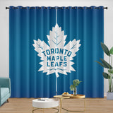 Laden Sie das Bild in den Galerie-Viewer, Toronto Maple Leafs Curtains Blackout Window Drapes Room Decoration