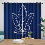 Laden Sie das Bild in den Galerie-Viewer, Toronto Maple Leafs Curtains Blackout Window Drapes Room Decoration