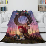 Laden Sie das Bild in den Galerie-Viewer, Toy Blanket Story 5 Flannel Fleece Throw Kids Room Decoration