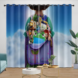 Laden Sie das Bild in den Galerie-Viewer, Toy Curtains Story 5 Blackout Window Drapes Kids Room Decoration