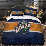 Laden Sie das Bild in den Galerie-Viewer, Utah Jazz Bedding Set Duvet Cover Without Filler