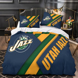 Laden Sie das Bild in den Galerie-Viewer, Utah Jazz Bedding Set Duvet Cover Without Filler