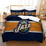 Laden Sie das Bild in den Galerie-Viewer, Utah Jazz Bedding Set Duvet Cover Without Filler