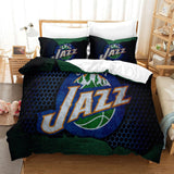 Laden Sie das Bild in den Galerie-Viewer, Utah Jazz Bedding Set Duvet Cover Without Filler