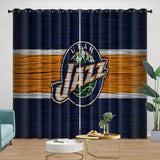 Laden Sie das Bild in den Galerie-Viewer, Utah Jazz Curtains Blackout Window Drapes Room Decoration