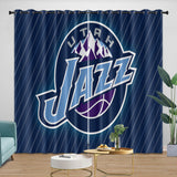 Laden Sie das Bild in den Galerie-Viewer, Utah Jazz Curtains Blackout Window Drapes Room Decoration