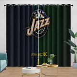 Laden Sie das Bild in den Galerie-Viewer, Utah Jazz Curtains Blackout Window Drapes Room Decoration