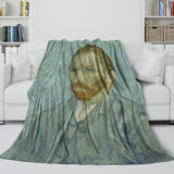 Laden Sie das Bild in den Galerie-Viewer, Van Gogh Painting Blanket Flannel Fleece Throw Kids Room Decoration