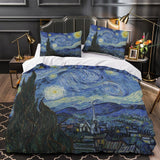 Laden Sie das Bild in den Galerie-Viewer, Van Gogh Painting Duvet Cover Pattern Bedding Set Without Filler