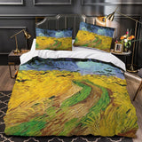 Laden Sie das Bild in den Galerie-Viewer, Van Gogh Painting Duvet Cover Pattern Bedding Set Without Filler