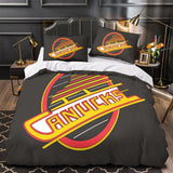 Laden Sie das Bild in den Galerie-Viewer, Vancouver Canucks Bedding Set Quilt Duvet Cover Without Filler