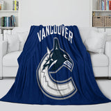 Laden Sie das Bild in den Galerie-Viewer, Vancouver Canucks Blanket Flannel Throw Kids Room Decoration