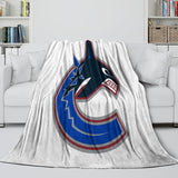 Laden Sie das Bild in den Galerie-Viewer, Vancouver Canucks Blanket Flannel Throw Kids Room Decoration