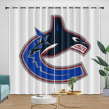 Laden Sie das Bild in den Galerie-Viewer, Vancouver Canucks Curtains Blackout Window Drapes Room Decoration