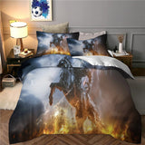 Laden Sie das Bild in den Galerie-Viewer, Venom The Last Dance Bedding Set Pattern Quilt Cover Without Filler