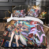 Laden Sie das Bild in den Galerie-Viewer, Vocaloid Miku Hatsune Bedding Set Duvet Cover Without Filler