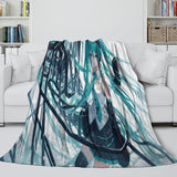 Laden Sie das Bild in den Galerie-Viewer, Vocaloid Miku Hatsune Blanket Flannel Fleece Throw Room Decoration