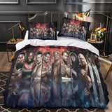 Laden Sie das Bild in den Galerie-Viewer, WWE Pattern Bedding Set Quilt Duvet Cover Without Filler