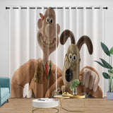 Laden Sie das Bild in den Galerie-Viewer, Wallace Gromit Curtains Blackout Window Drapes Room Decoration