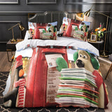 Laden Sie das Bild in den Galerie-Viewer, Wallace Gromit Duvet Cover Bedding Set Without Filler