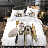 Laden Sie das Bild in den Galerie-Viewer, Wallace Gromit Duvet Cover Bedding Set Without Filler