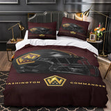 Laden Sie das Bild in den Galerie-Viewer, Washington Commanders Bedding Set Duvet Cover Without Filler