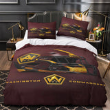 Laden Sie das Bild in den Galerie-Viewer, Washington Commanders Bedding Set Duvet Cover Without Filler