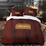 Laden Sie das Bild in den Galerie-Viewer, Washington Commanders Bedding Set Duvet Cover Without Filler