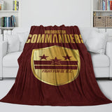 Laden Sie das Bild in den Galerie-Viewer, Washington Commanders Blanket Flannel Fleece Throw Room Decoration