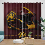 Laden Sie das Bild in den Galerie-Viewer, Washington Commanders Curtains Blackout Window Drapes Room Decoration