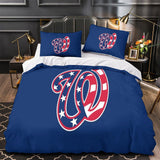 Laden Sie das Bild in den Galerie-Viewer, Washington Nationals Bedding Set Quilt Cover Without Filler