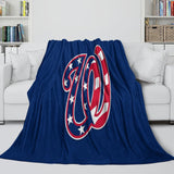 Laden Sie das Bild in den Galerie-Viewer, Washington Nationals Blanket Flannel Throw Room Decoration
