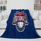 Laden Sie das Bild in den Galerie-Viewer, Washington Nationals Blanket Flannel Throw Room Decoration