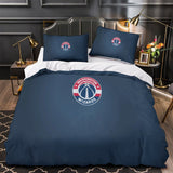 Laden Sie das Bild in den Galerie-Viewer, Washington Wizards Bedding Set Duvet Cover Without Filler