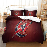 Laden Sie das Bild in den Galerie-Viewer, Washington Wizards Bedding Set Duvet Cover Without Filler