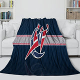 Laden Sie das Bild in den Galerie-Viewer, Washington Wizards Blanket Flannel Fleece Throw Room Decoration